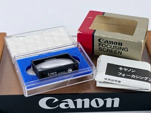 🌸[MINT] Canon F-1 Focusing Screen L C for F-1 35mm Film Camera From Japan - Picture 1 of 14