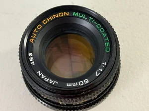 Chinon 50mm f/1.7 M42 Mount Manual Focus Prime Objektiv Vintage - Bild 1 von 7