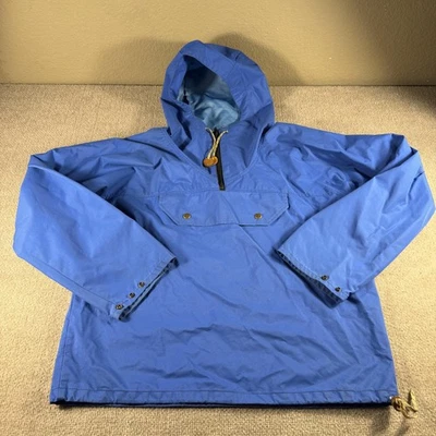 Chaqueta Columbia De Colección Para Hombre Grande Azul Gore-Tex Capucha Anorak Pullover Años 80 Foto 1 de 4