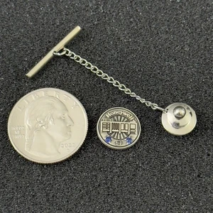 Vintage Honeywell 9 Jahre Mitarbeiterpreis Sterling Krawattennadel Pinback #51339 - Bild 1 von 2