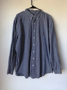 Ralph Lauren Hemd Herren 2XB BIG RL Classic Fit gestreift blau - Bild 1 von 9