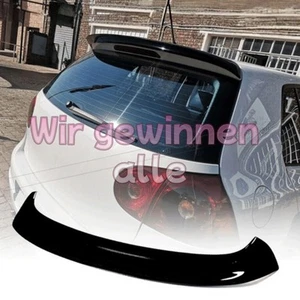 für VW Golf5 MK5 R32 GTI 2005-07 Glanz Schwarz Dachspoiler Heckspoiler Hecklippe - Bild 1 von 5