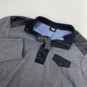 Pullover de golf PXG Parsons Xtreme para hombre grande gris acolchado jersey 1/4 cremallera NUEVO - Imagen 1 de 14