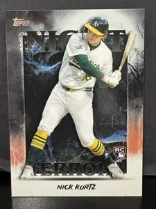2025 Topps Update Nick Kurtz RC Night Terror Insert #NT-5 Athletics Rookie ROY - Bild 1 von 2
