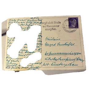 Sehr Seltener Deutsches Reich Postkarte  Drucksache „ Stuttgart 30.8.1942 „ Top - Bild 1 von 6