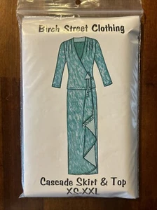 Gonna e top a cascata abbigliamento Birch Street XS-XXL non tagliati - Foto 1 di 2