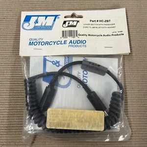 HC-ZBT Lower Section 8-pin Passenger Cord To J&M Bluetooth Headset - Picture 1 of 4