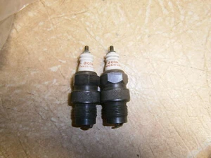 Champion 3-COM Spark Plug pair USA Vintage Early 1900 Autos Hit Miss - Picture 1 of 3