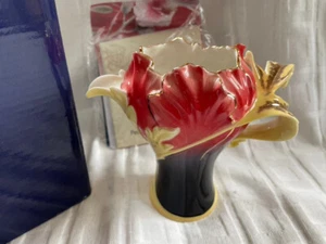 FRANZ - Peony Flower - Cream Jug or Milk Jug - STUNNING (Boxed) - Picture 1 of 6