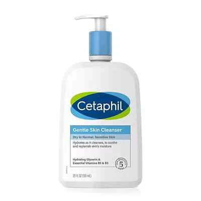 Limpiador suave de piel Cetaphil - Piel seca a normal, sensible - 2 20 oz + 4 oz Foto 1 de 4