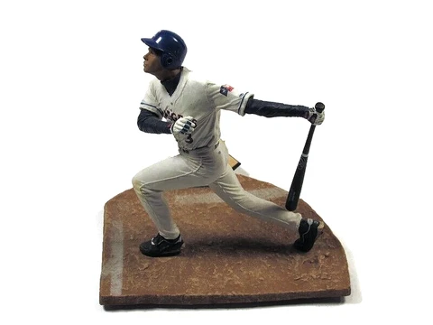Alex Rodriguez Texas Rangers 6" Tall MLB Sports Figurine White Uniform Black Bat Cover