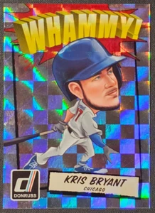 2017 Donruss Baseball Kris Bryant Whammy SP #W-3 Chicago Cubs - Picture 1 of 2