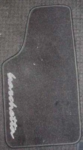 Fussmatten für Fiat Barchetta Autoteppiche schw/grau - Bild 1 von 1