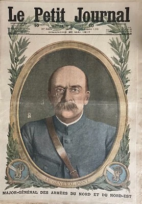 Il Piccolo Giornale 1917 N°1378 General Pont - Carta Offensiva Anglo-Francese - Immagine 1 di 2