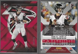 2018 Panini XR Matt Ryan #74 Red /299 Atlanta Falcons - Picture 1 of 3