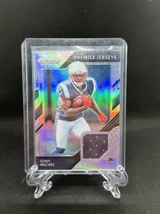 2018 Panini Prizm Sony Michel Premier Jerseys Patch - Bild 1 von 2