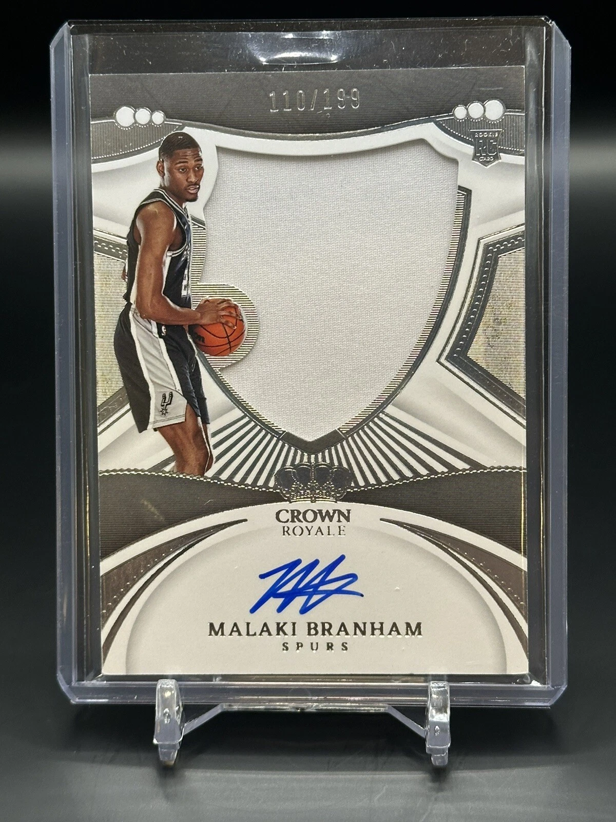 2022 Crown Royale Malaki BRANHAM RPA Silhouette /199 San Antonio Spurs