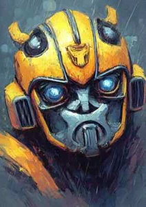 2024 TRANSFORMERS - BUMBLEBEE - 1/1 MASTERPIECE ART SKETCH CARD ARTIST SIGNED - Picture 1 of 2