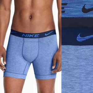 Paquete de 2 calzoncillos para hombre Nike Dri-FIT ReLuxe/Azul - Imagen 1 de 10