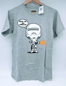 Star Wars kleines graues Stormtrooper Herrenhemd Mad Engine neu mit Etikett neu mit Etikett - Bild 1 von 8