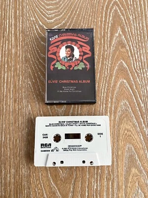 Elvis’ Christmas Album Audio Cassette Tape 1985 RCA Records - Image 1 of 4