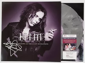 ALBUM VILLE VALLO HIM FIRMATO DEEP SHADOWS HIGHLIGHTS VINILE CON CERTIFICATO JSA - Foto 1 di 2