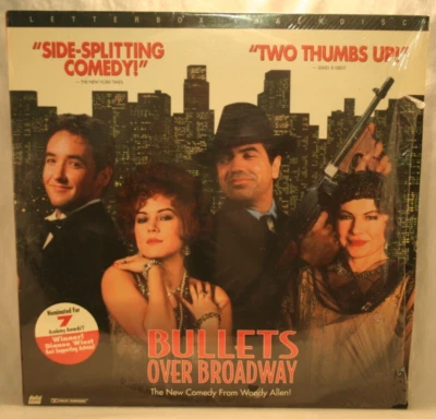 Laserdisc x * Bullets Over Broadway * John Cusack Dianne Wiest Jennifer Tilly LT - Imagem 1 de 2