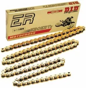 DID 520 ERT-3 120 LINK CATENA TRASMISSIONE ORO COMPLETA YAMAHA 125 250 250F 450F CATENA CORSA - Foto 1 di 3