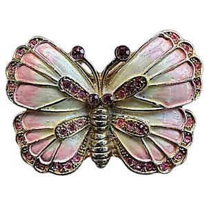 Schmuckschatulle Emaille Schmetterling - Bild 1 von 7