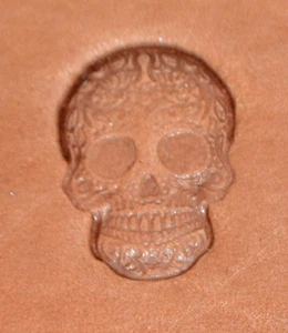 Sugar Skull Craftool 3-D Stamp Tandy Leather 8693-00 - Picture 1 of 1