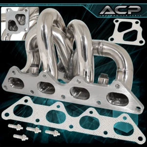For 2003-2006 Evolution EVO 7 8 9 4G63 TD05 Flange Turbo Exhaust Manifold Header - Picture 1 of 3
