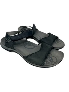 Size 11 Merrell Wrap Black Fabric Women's Sandals - Picture 1 of 7
