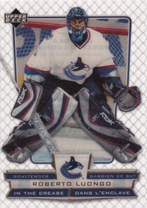 🥅 07-08 UPPER DECK MCDONALD'S IN THE CREASE - ROBERTO LUONGO #ICRL CANUCKS