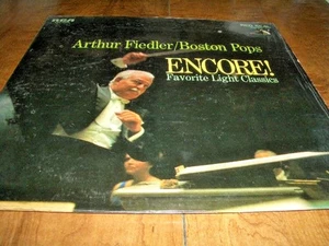 ARTHUR FIEDLER & BOSTON POPS-"ENCORE! FAVORITE LIGHT CLASSICS" LP-RCA RED SEAL - Picture 1 of 3