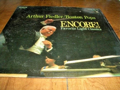 ARTHUR FIEDLER & BOSTON POPS-"ENCORE! FAVORITE LIGHT CLASSICS" LP-RCA RED SEAL - Image 1 of 3