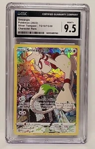 Personaje Pokémon Silver Tempest Smeargle TG10/TG30 2022 raro graduado CGC 9.5 - Imagen 1 de 5