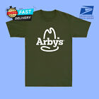 New Shirt Arbys Roast Beef Sandwich Logo Mens 2 Sided T-Shirt Size S To 5Xl