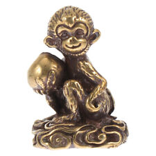 Chinese Zodiac Monkey Brass Figurine for Luck 