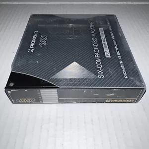 Cartucho de cargador de CD de disco compacto Pioneer 6 Six negro nuevo de lote antiguo nunca usado como nuevo - Imagen 1 de 9