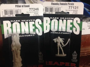 Pillar of Good and Finaela, Female Pirate Reaper Miniatures Dark Heaven Fac Seal - Bild 1 von 2