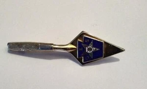 Eastern Star Trowel Recognition Pin Pendant OES Vintage - Picture 1 of 3