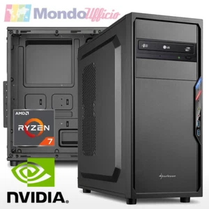 PC Computer AMD RYZEN 7 5700X 8 Core - Ram 8 GB - MSI A520M PRO - Card reader - Foto 1 di 1