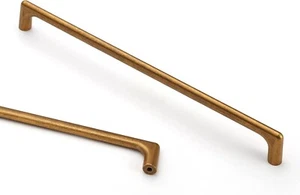 Asidrama 6 Pack 9 Inch(228mm) Hole Center Antique Brass Kitchen Cabinet Handles - Picture 1 of 8