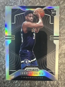 2019-20 Panini Prizm JARRETT CULVER Rookie Silver Prizm RC SP #252 TIMBERWOLVES! - Picture 1 of 2