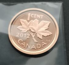*** CANADA  ONE  CENT  2012  ***  PROOF   ULTRA   HEAVY   CAMEO  ***