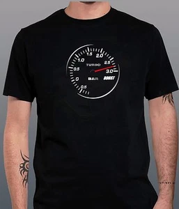 Turbo T Shirt Turbometer 3.0 BAR JDM Boost Silver S-5XL + Long Sleeve tshirt - Picture 1 of 9
