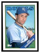 1988 Topps #348 JIM EISENREICH Kansas City Royals ~C1E