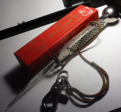 Cuchillo de pesca Puma 501 Solingen Alemania acero inoxidable con caja Foto 1 de 4