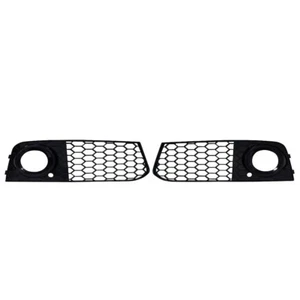 Schwarz Wabengitter Nebelscheinwerfergrills für Audi A4 B8 2008-2012 wie RS4 - Bild 1 von 2