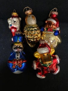 Lot 5 Thomas Pacconi Museum Series Glass Christmas Ornaments-Various Vintage EUC - Picture 1 of 7